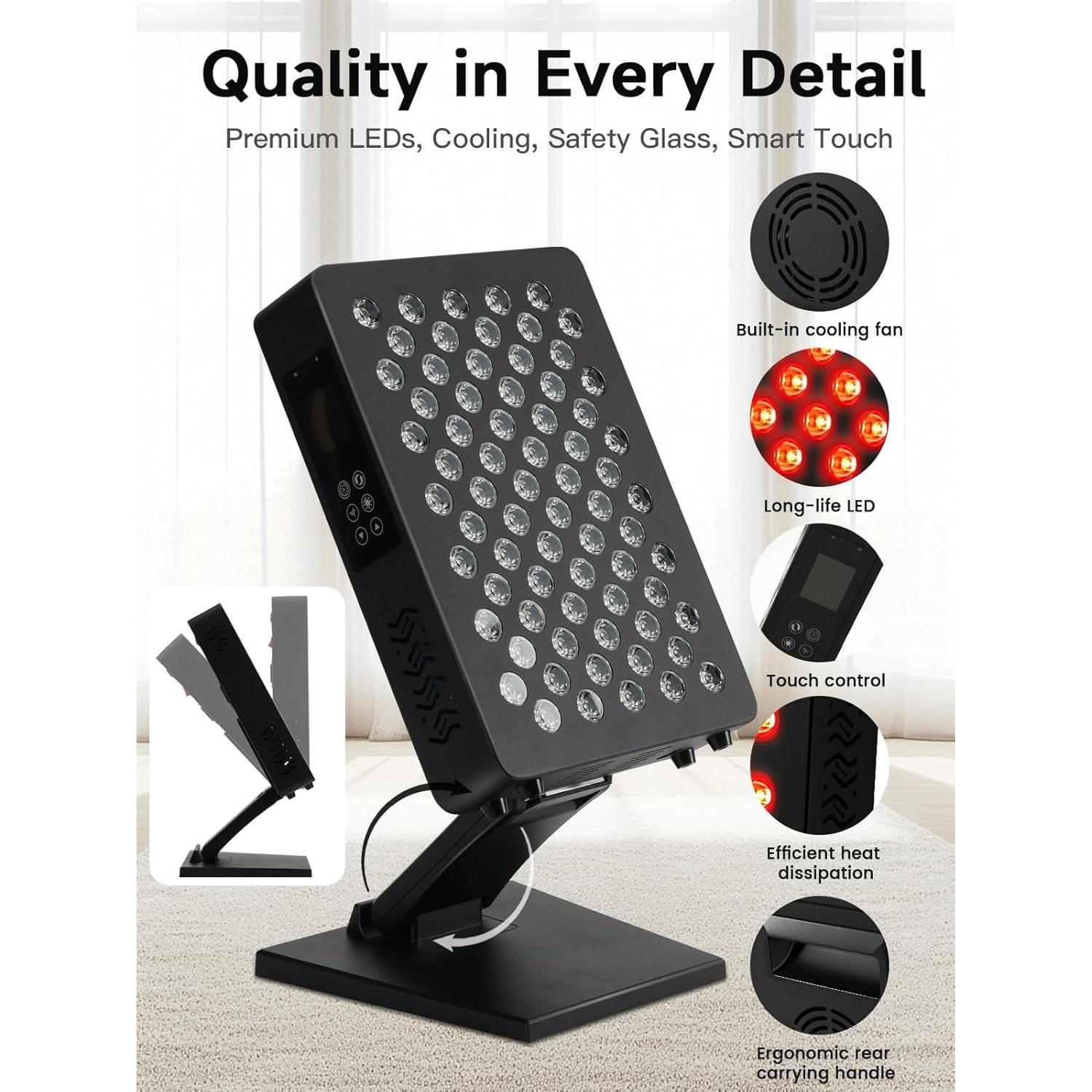 Terapia de Luz Roja Omilora M70-350 - 6 Longitudes de Onda, 350W