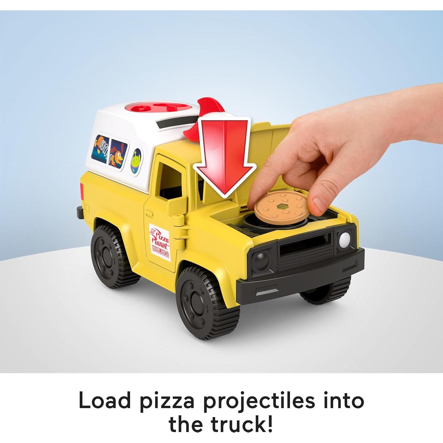 Camión de Pizza Planet Fisher-Price Toy Story con Buzz y Alien