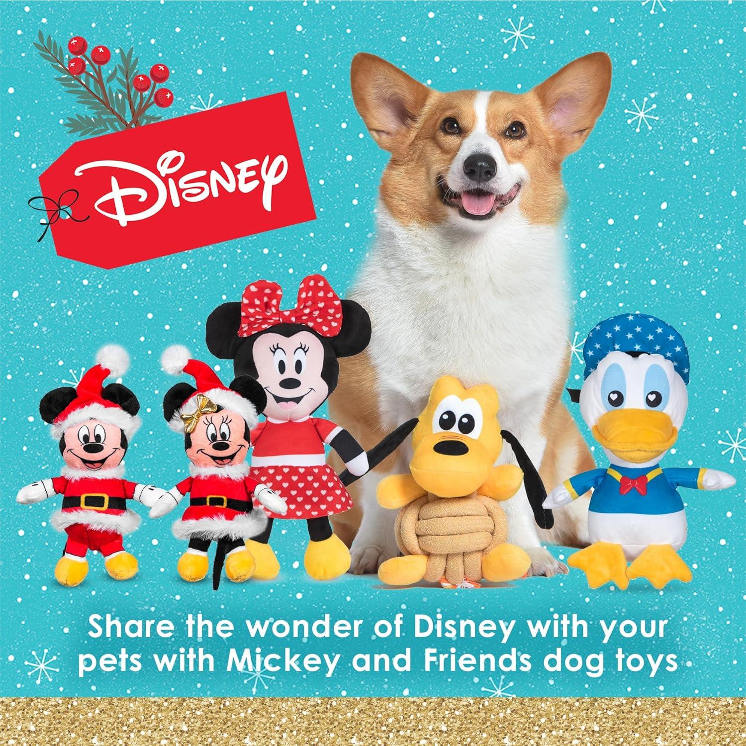 Conjunto Juguetes de Peluche para Perros Disney Mickey y Minnie 15 cm