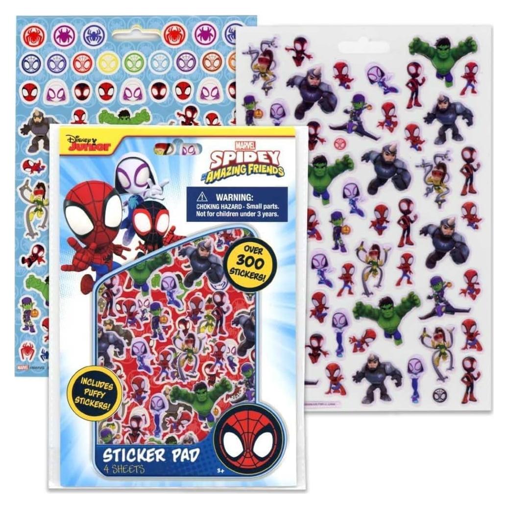 Almohadilla de Stickers Disney Junior Marvel Spidey 300 Piezas