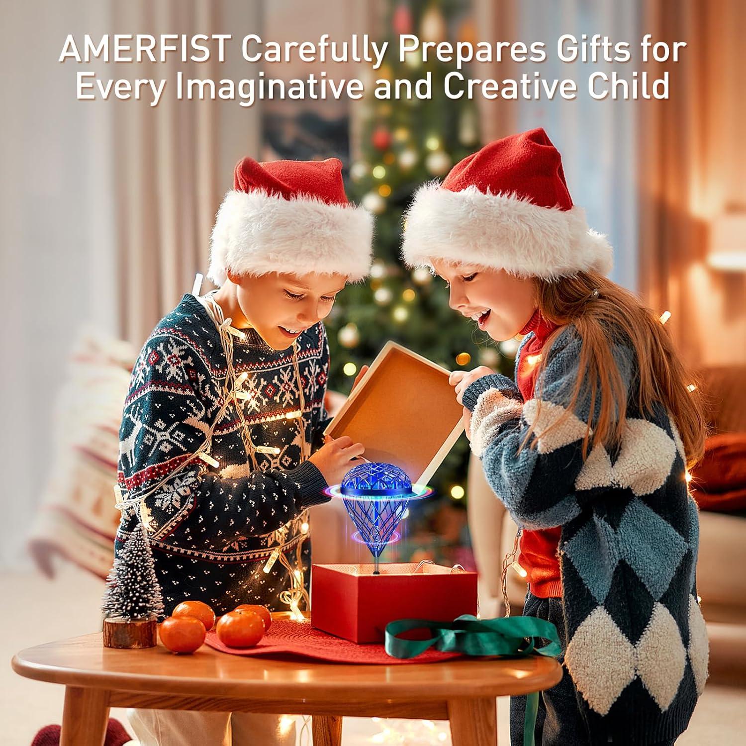 Juguete Volador Inteligente AMERFIST Azul - Control AI & Rebote