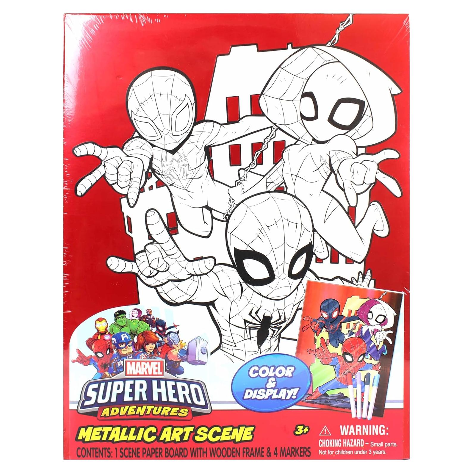 Conjunto de Actividades Metálico Spiderman Tara Toys 252g
