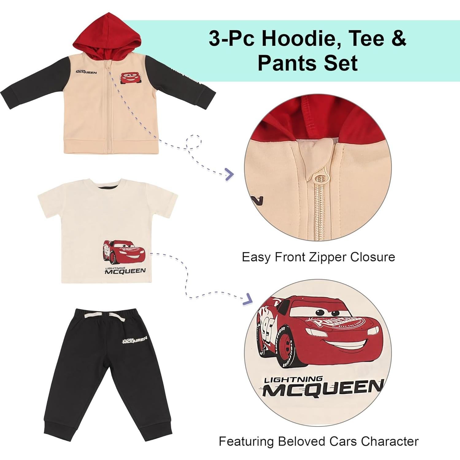 Conjunto de Ropa Disney Magic Threadz Bebé 3 Piezas 12M-24M