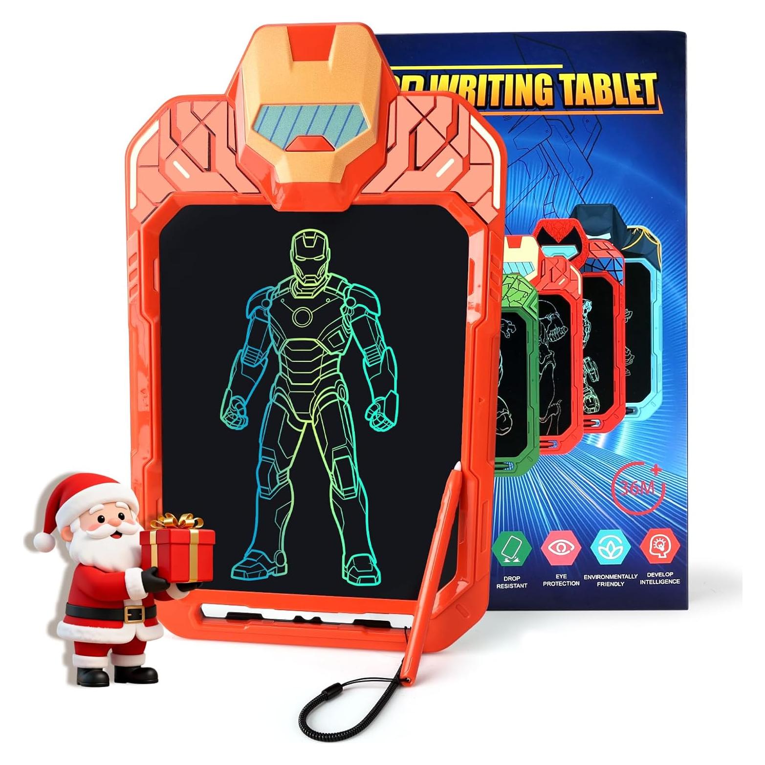 Tableta de Escritura LCD 10" Iron Hero para Niños 3-7 Años