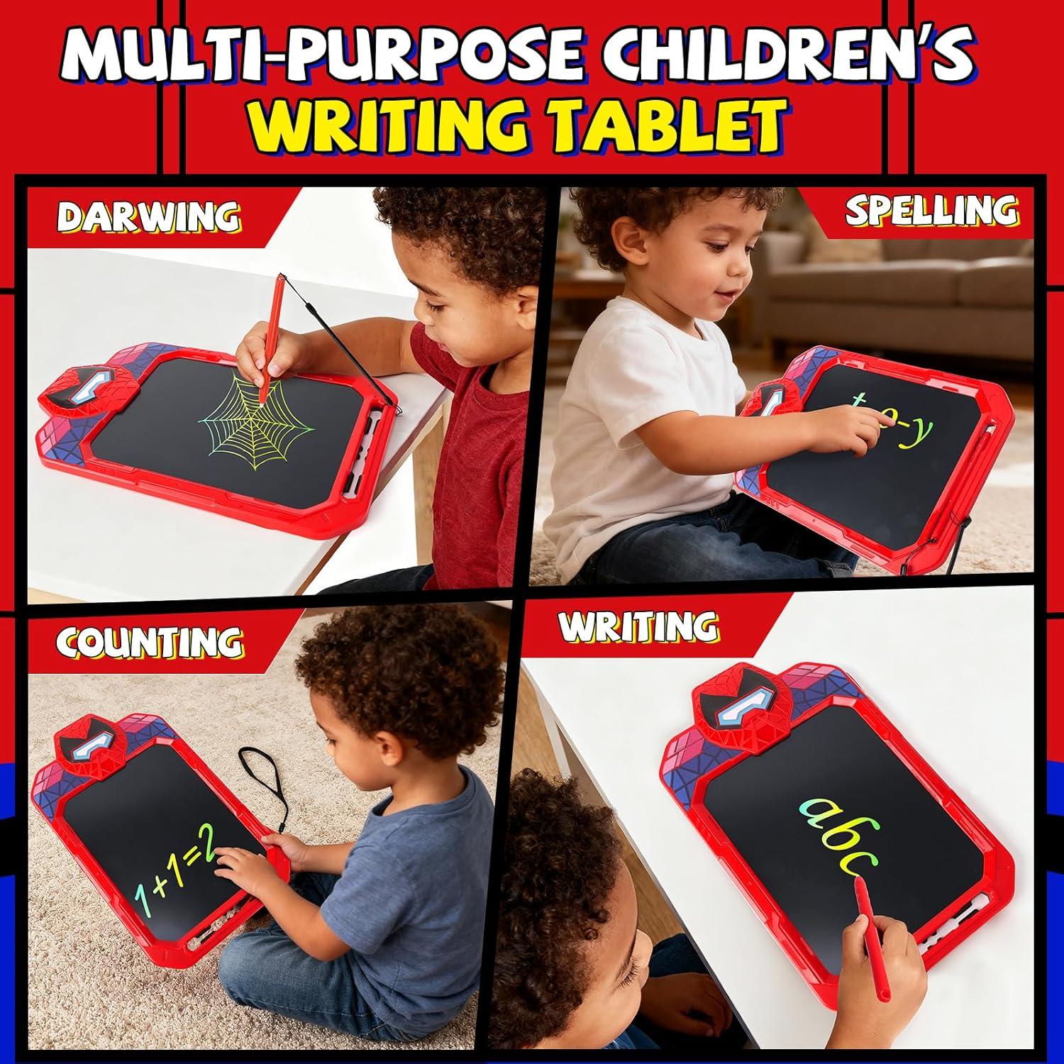 Tableta de Escritura LCD 10" Iron Hero para Niños 3-7 Años