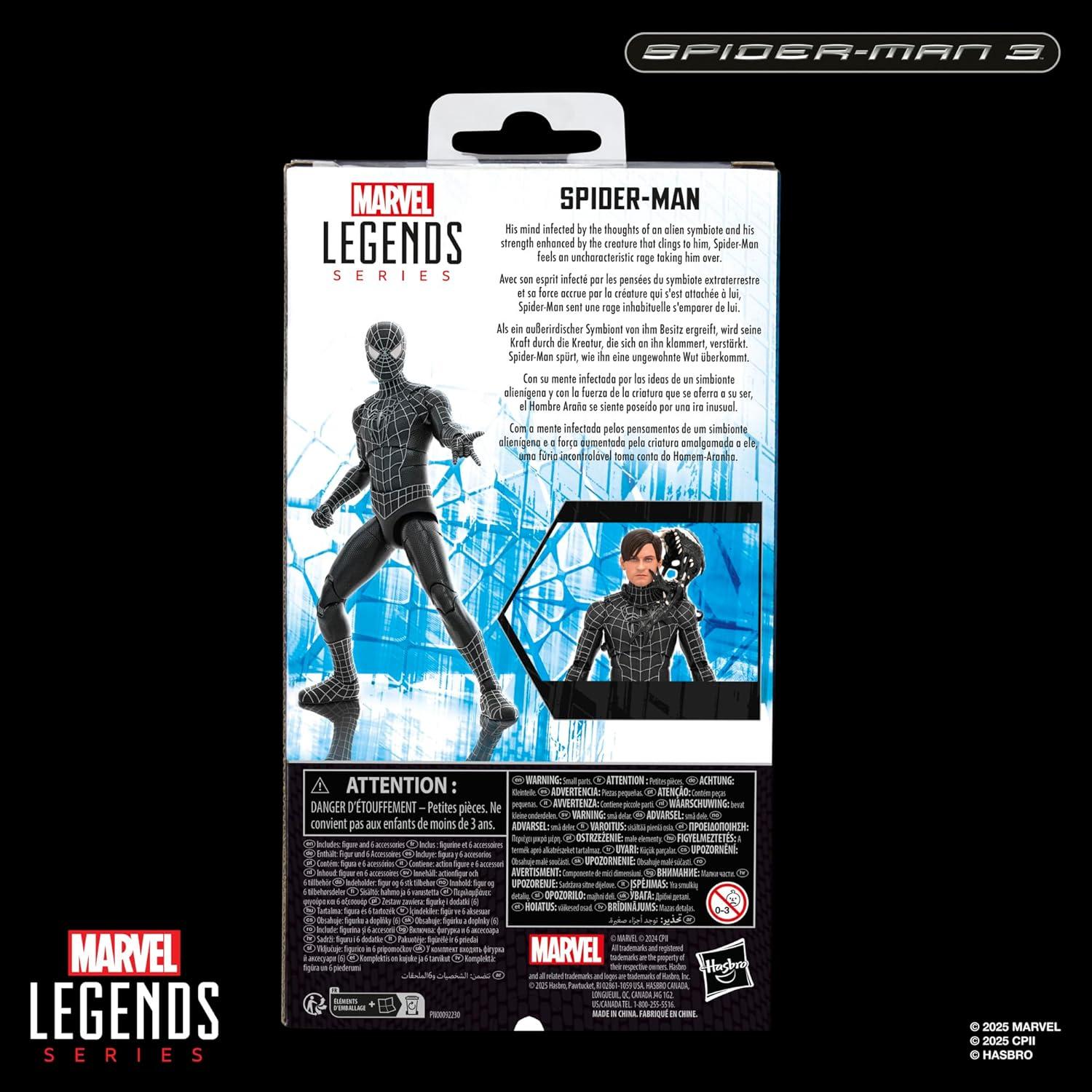 Figura de acción Spider-Man 3 Hasbro Marvel Legends 15 cm
