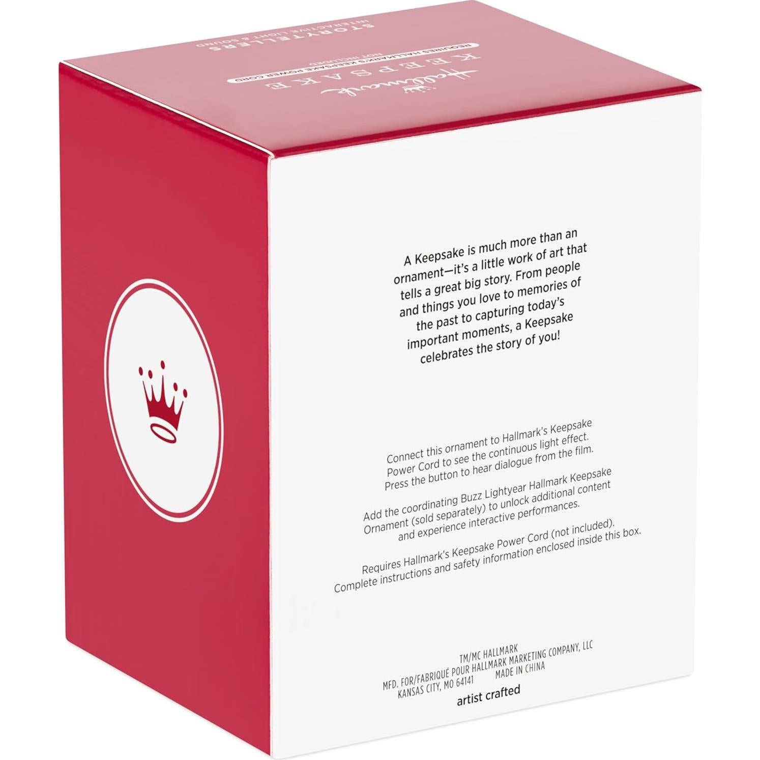 Adorno Navideño Hallmark Keepsake Sheriff Woody 2025 con Luz y Sonido