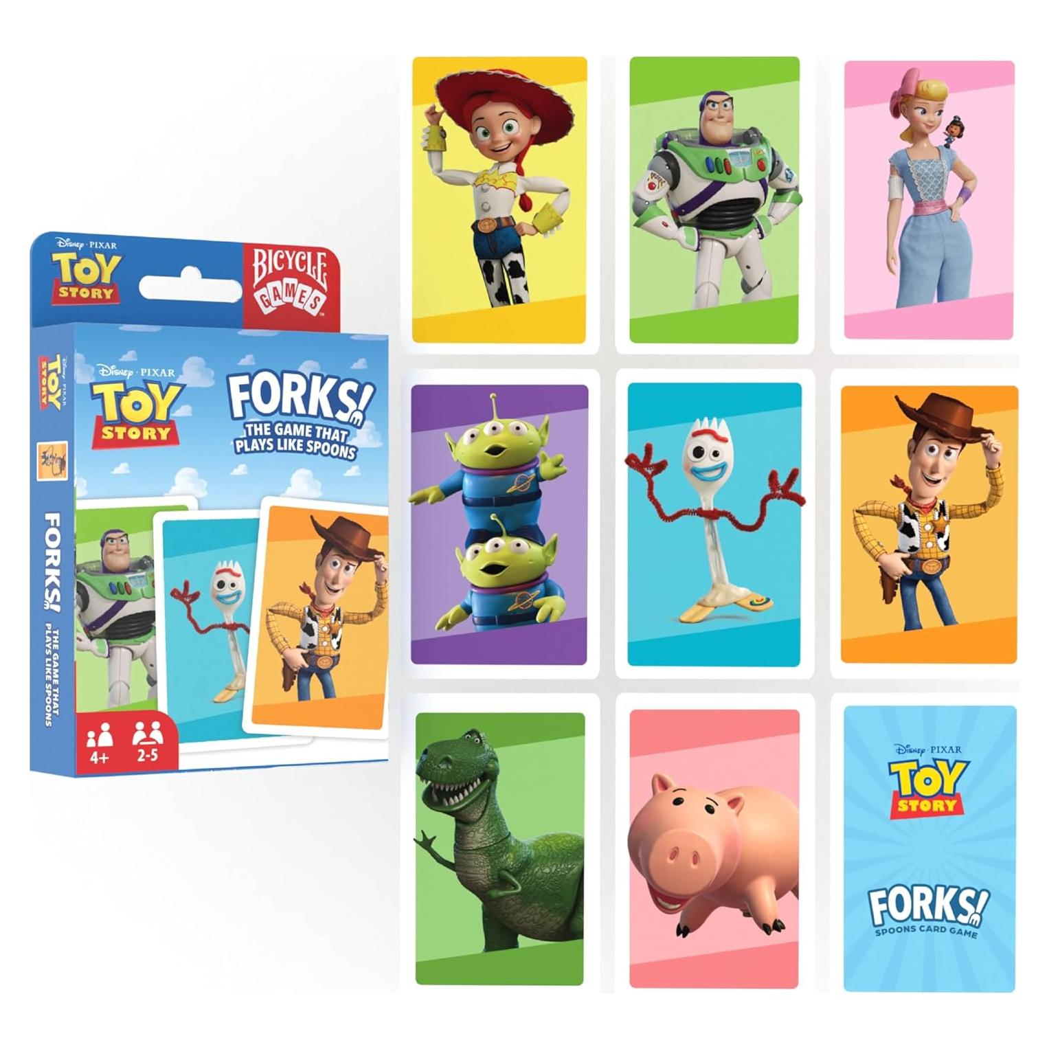 Juego de Cucharas Disney Pixar Toy Story - Bicycle, 2-5 Jugadores