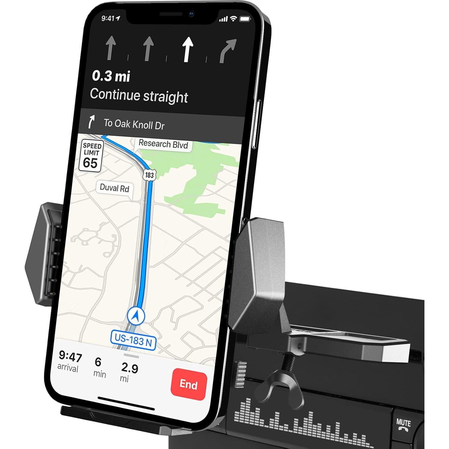 Soporte para Teléfono APPS2Car CD Negro 360° Ajustable