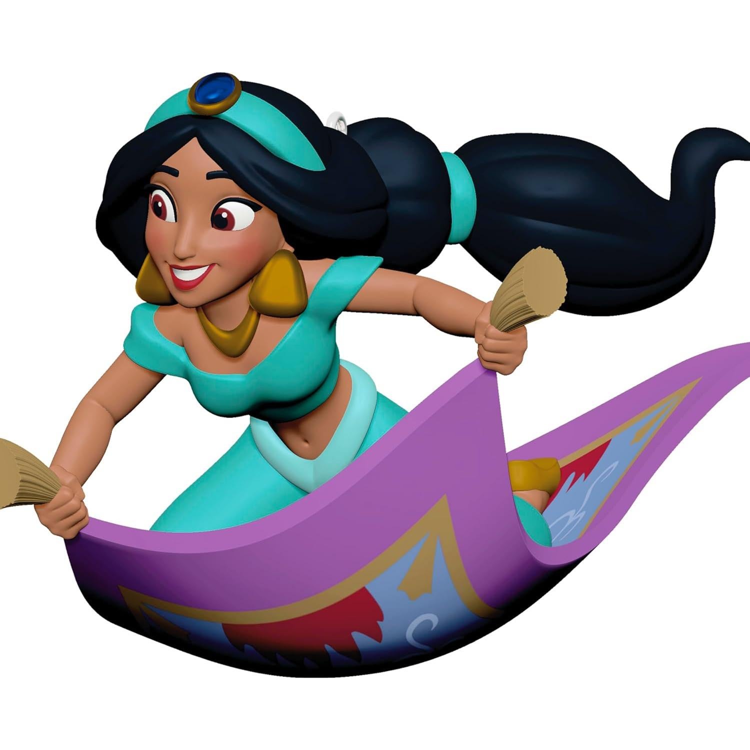 Adorno Navideño Hallmark 2025 Jasmine Aladino 6.35x6.35x9.53cm