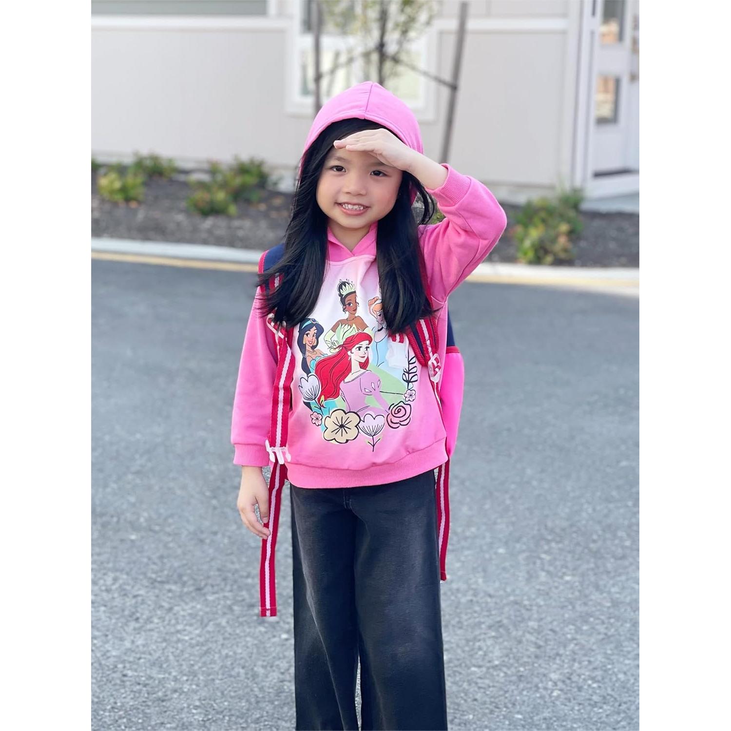 Sudadera con Capucha Disney Princesas Rosa 4-5T Niñas