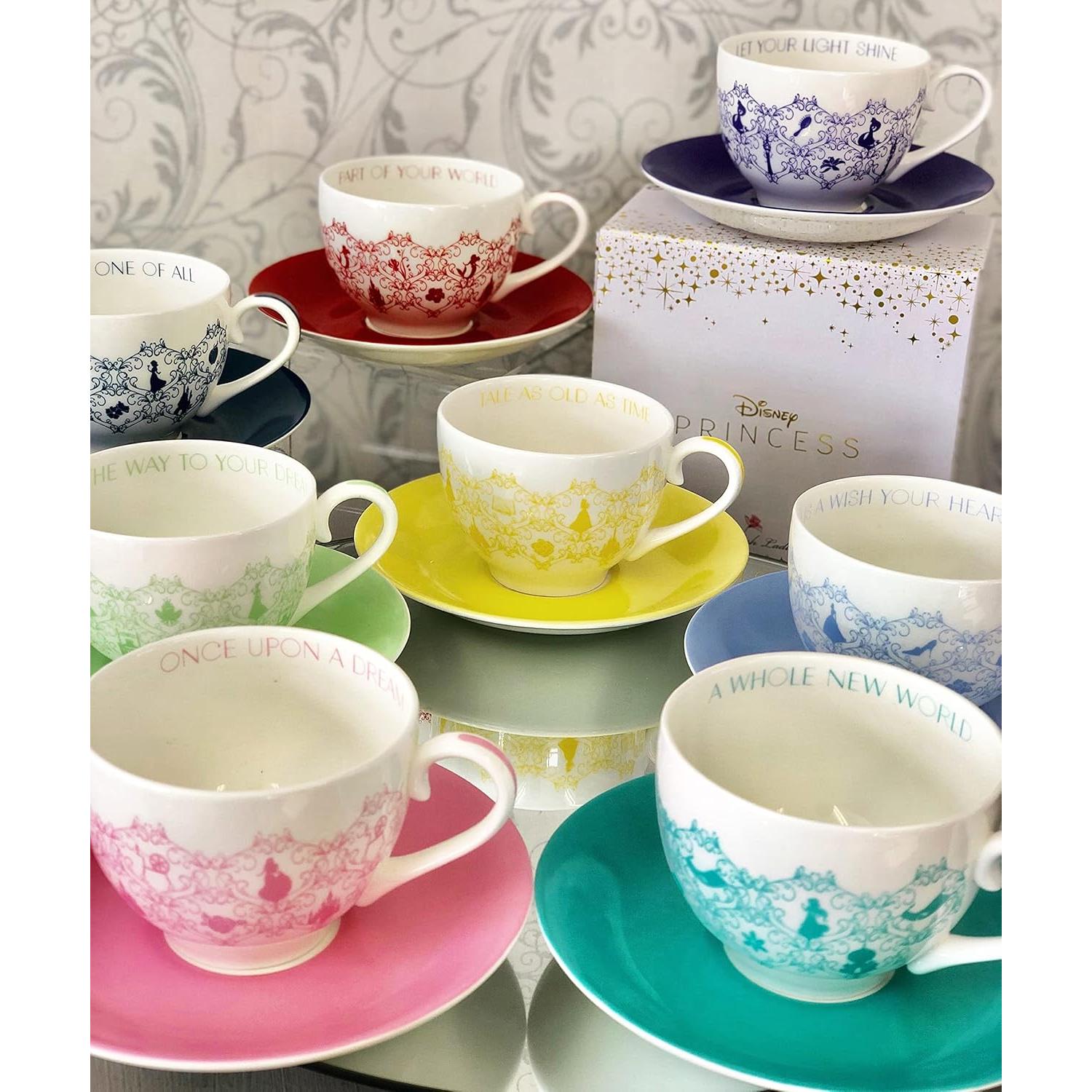 Taza y Platillo Jasmine Disney English Ladies Co. Porcelana
