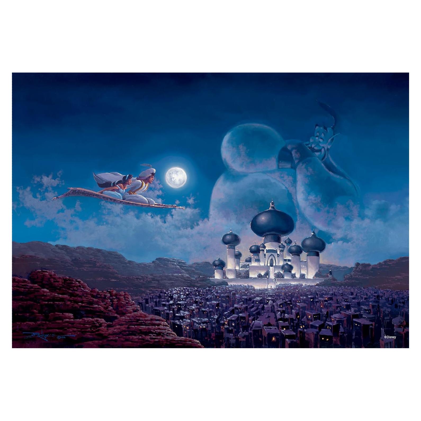 Rompecabezas Arte Manchado Disney 500 Piezas Tenyo Aladino