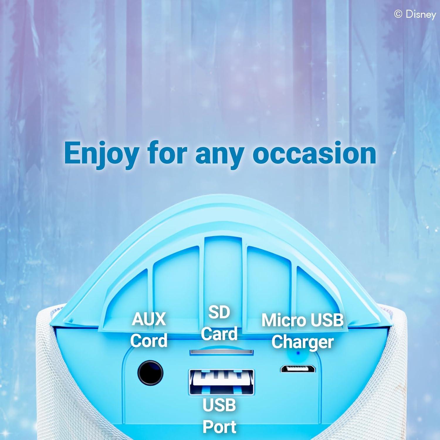 Altavoz Bluetooth iJoy Frozen Anna y Elsa - Resistente al Agua