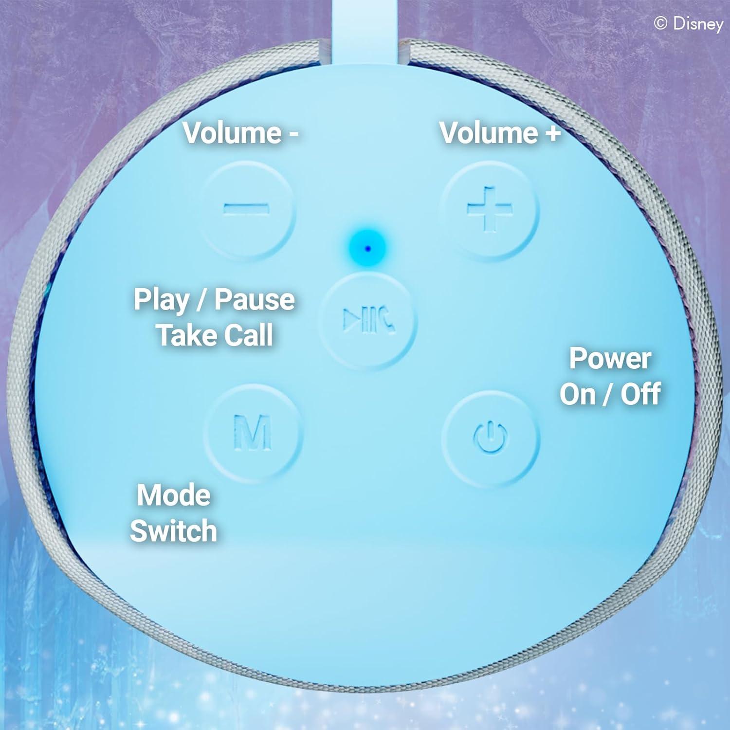 Altavoz Bluetooth iJoy Frozen Anna y Elsa - Resistente al Agua