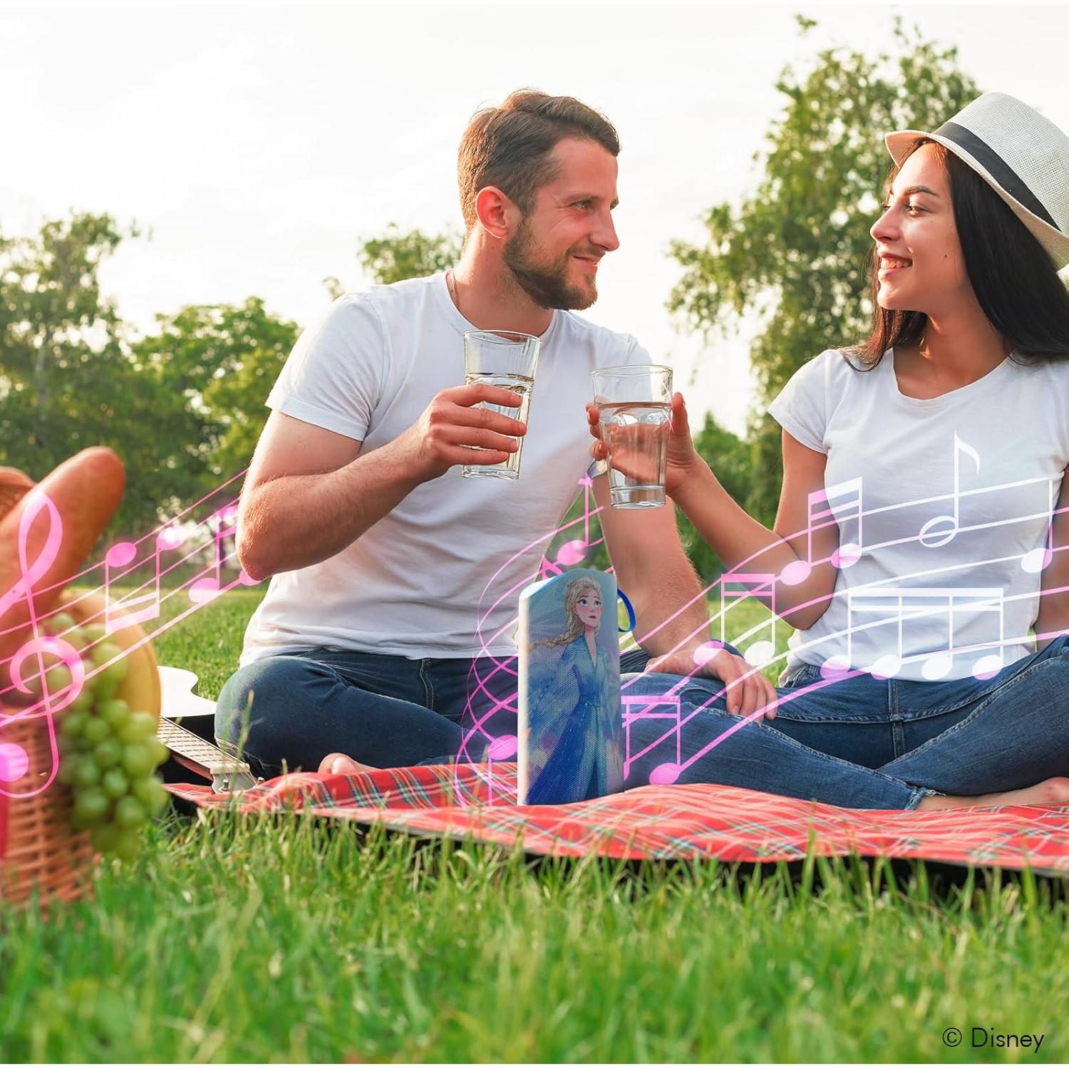 Altavoz Bluetooth iJoy Frozen Anna y Elsa - Resistente al Agua