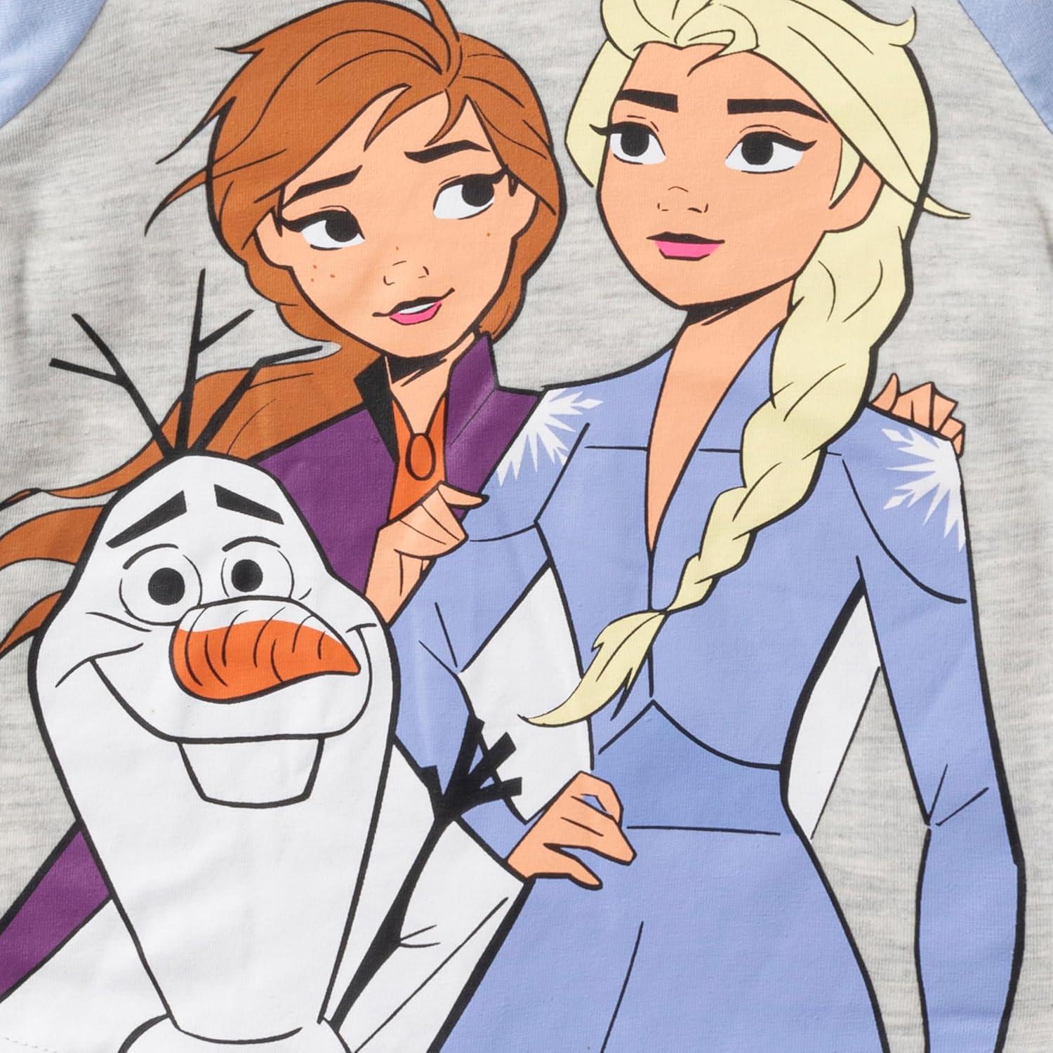 Conjunto Ropa Niña Disney Frozen Elsa Anna Olaf 2 Piezas