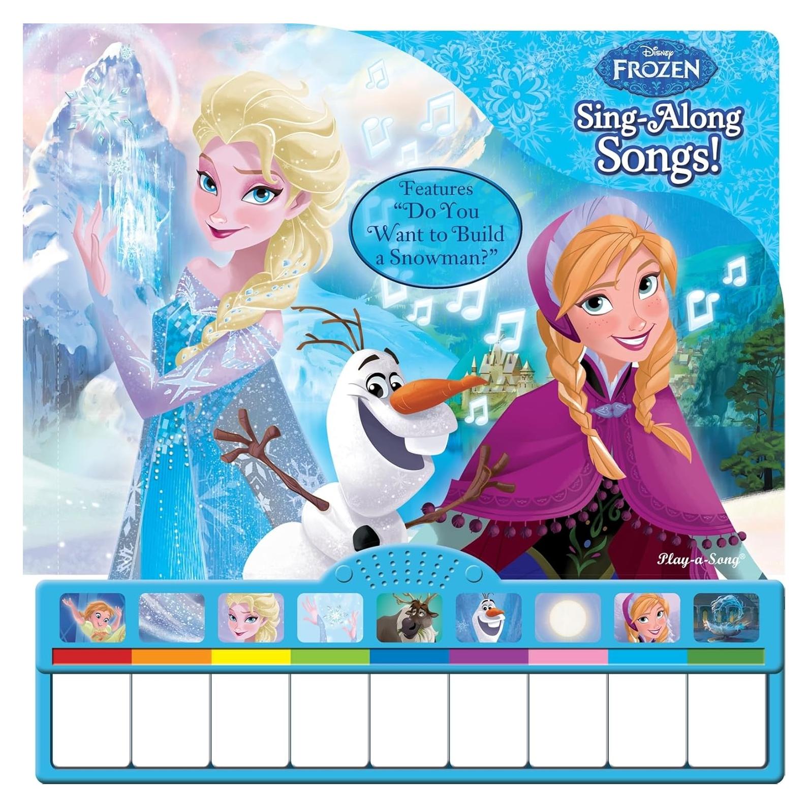 Disney Frozen - Sing-Along Songs! Board Book with Built-In Keyboard Piano - PI Kids