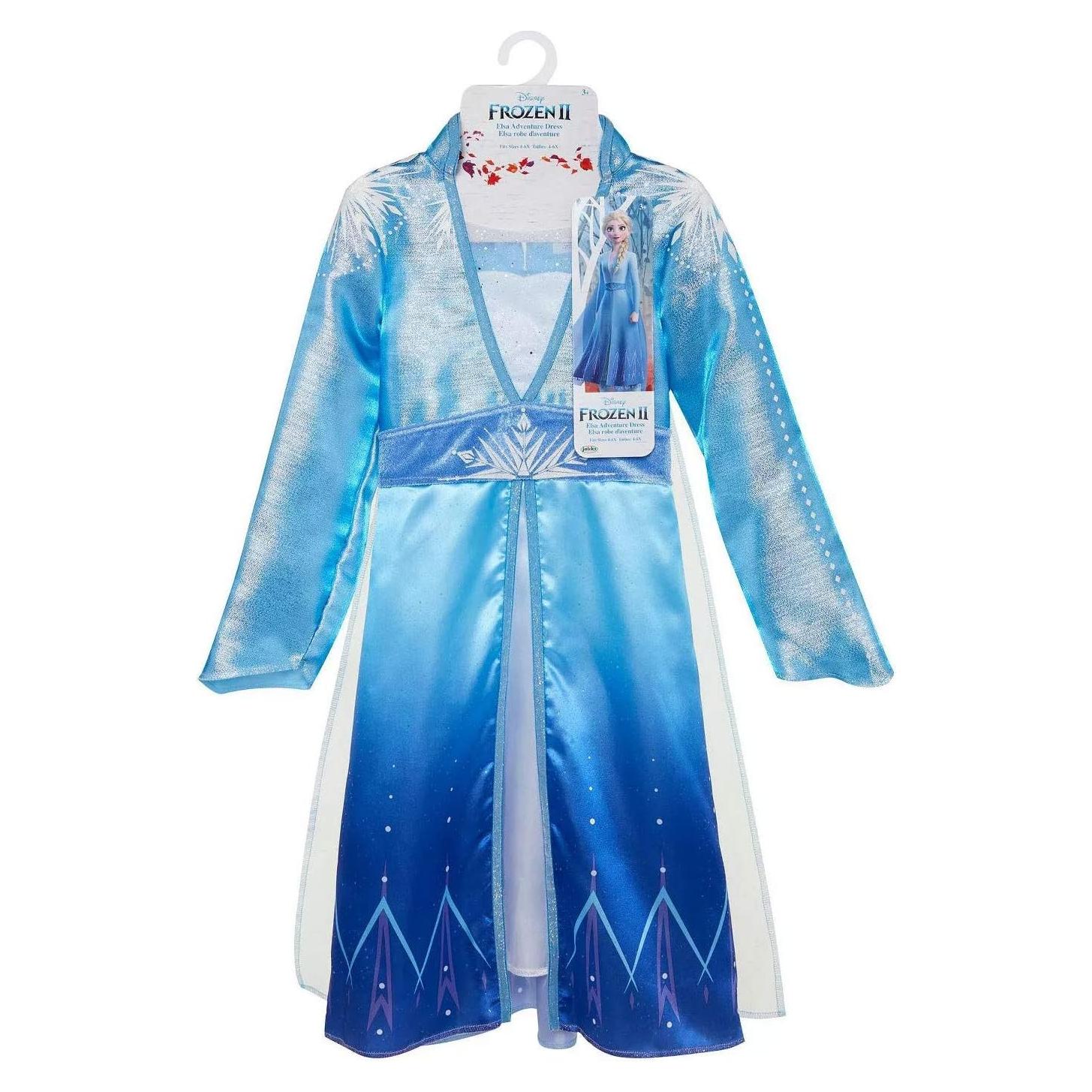 Vestido de Aventura Elsa Disney Frozen 2 Niñas 4-6X