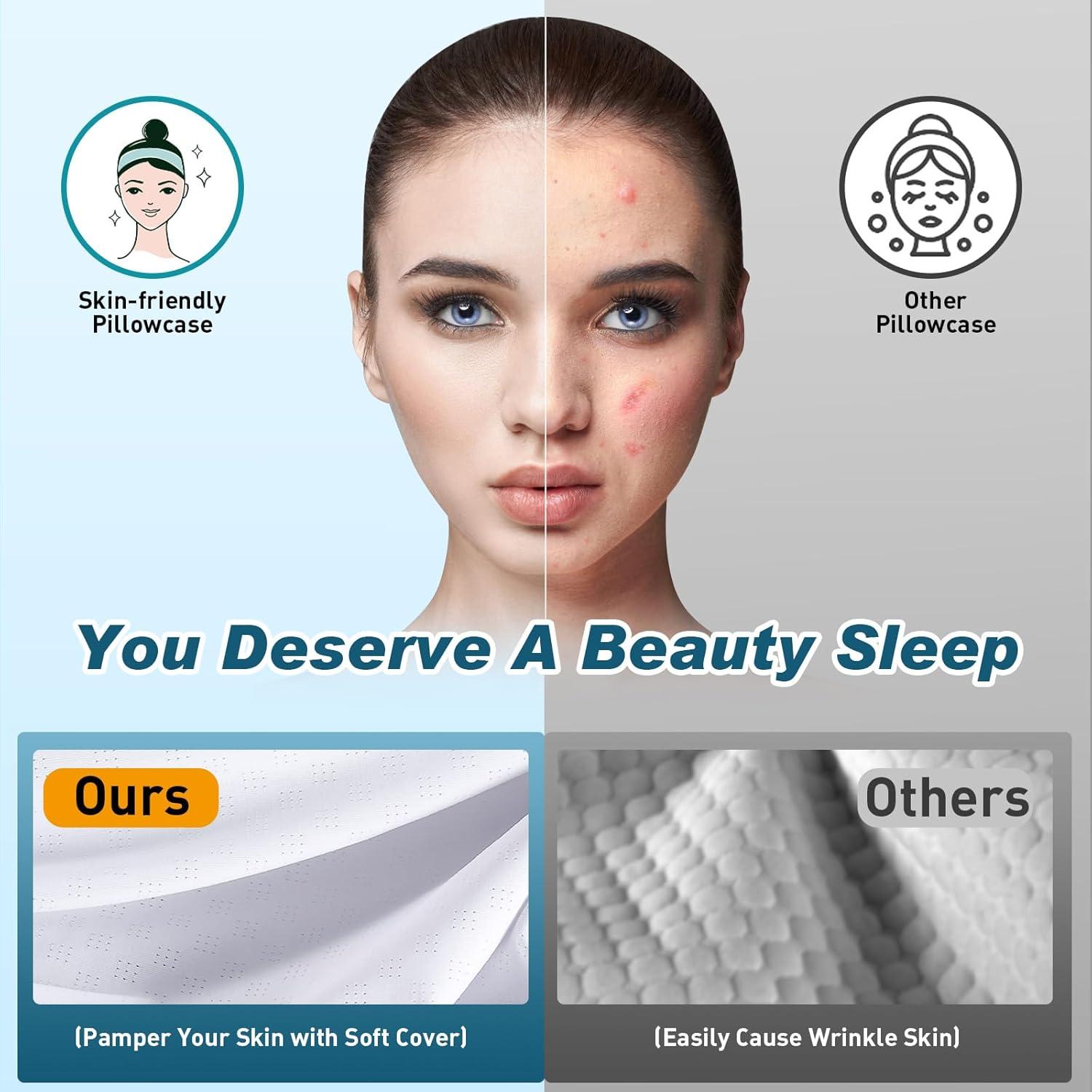 Almohada Cervical Olumoon Ergonómica de Espuma de Memoria 63x38cm