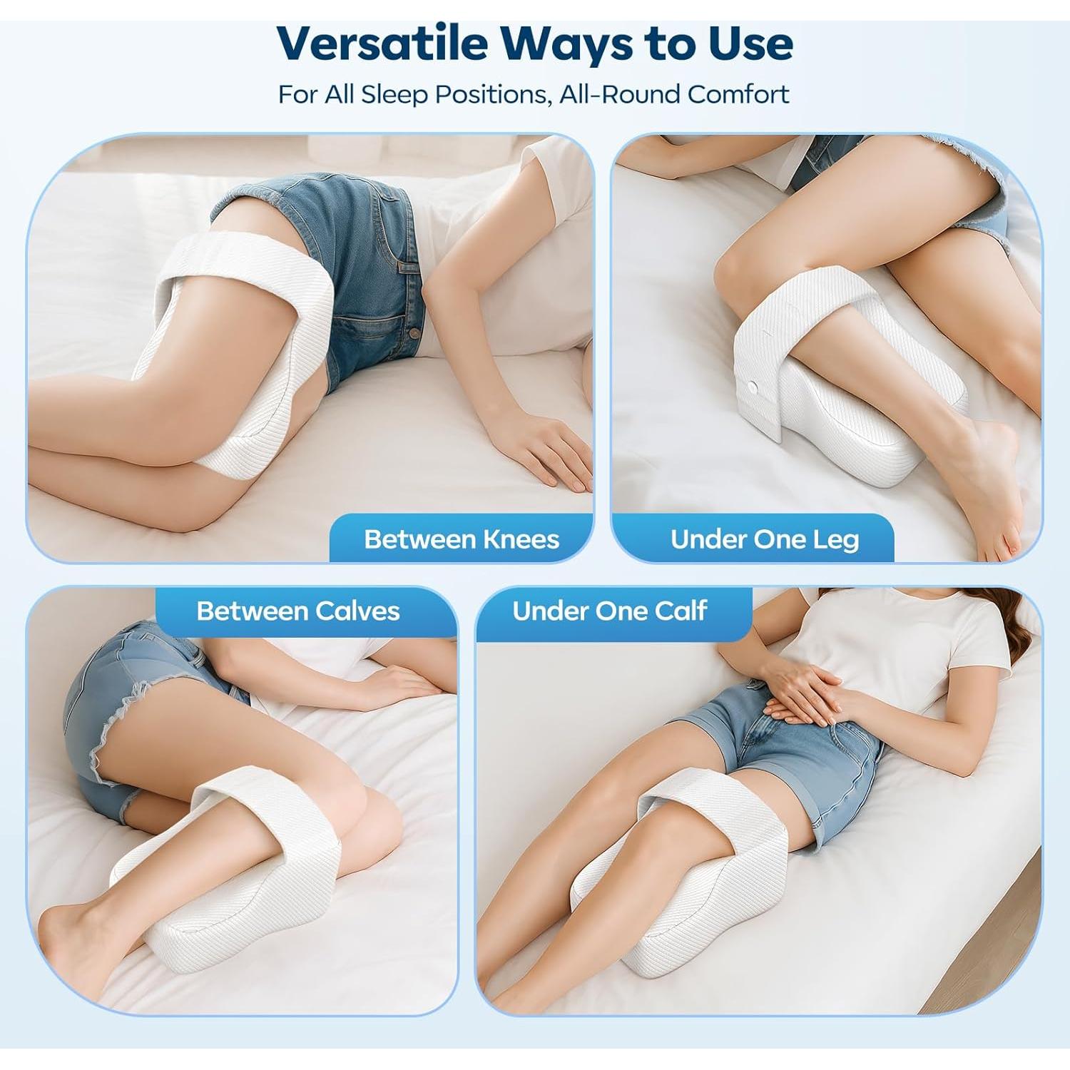 Almohada para Rodilla SUDAHIA - Espuma Viscoelástica Ajustable