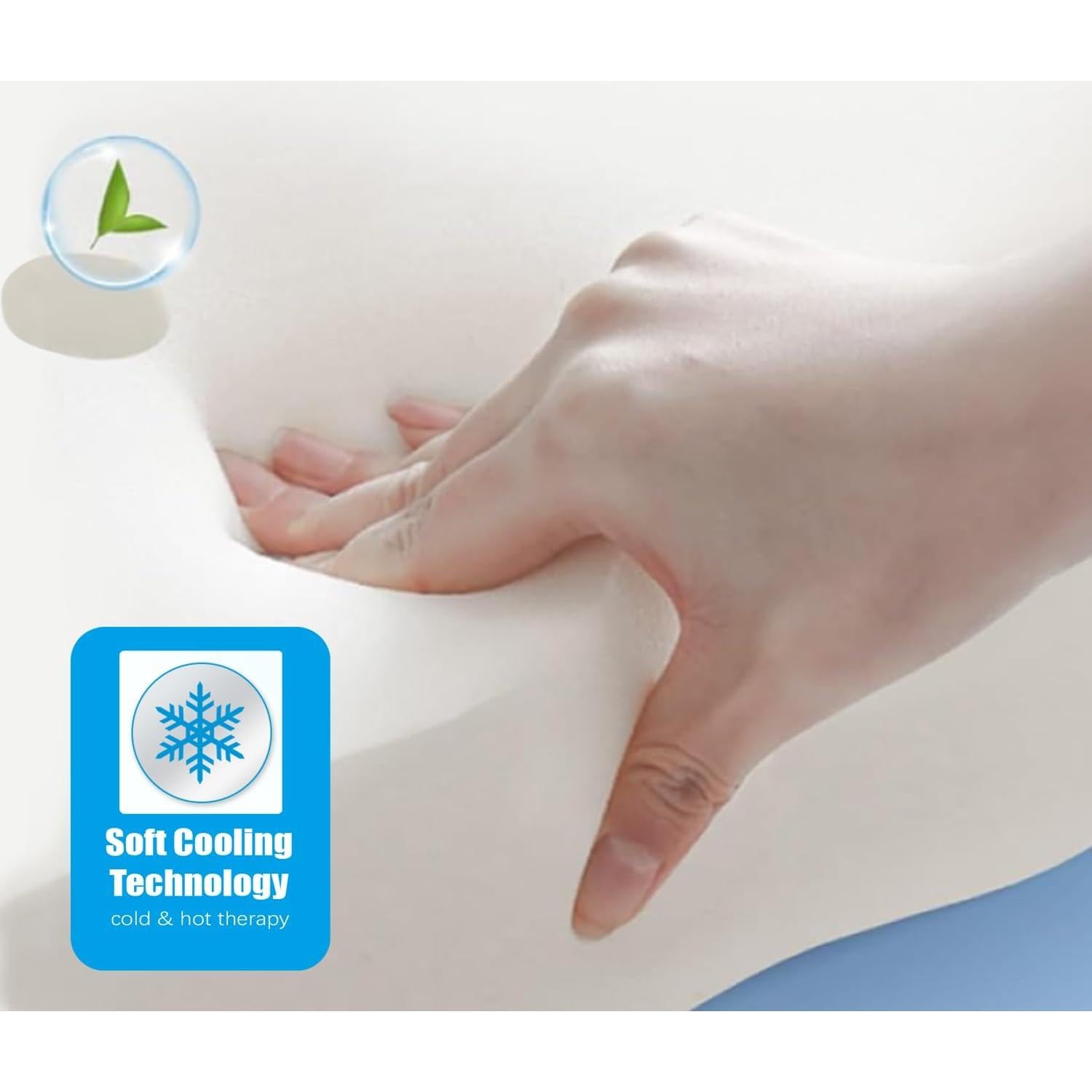 Almohada para Rodilla ANORM con Terapia Fría y Caliente 61x30.5cm