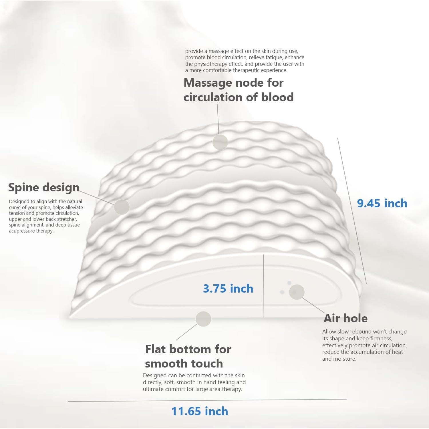 Almohada para Rodilla ANORM con Terapia Fría y Caliente 61x30.5cm