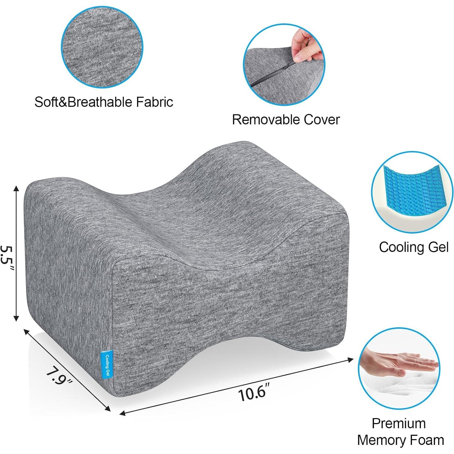 Almohada para Rodillas ComfyInLove con Gel Refrigerante 26.9x20.1cm