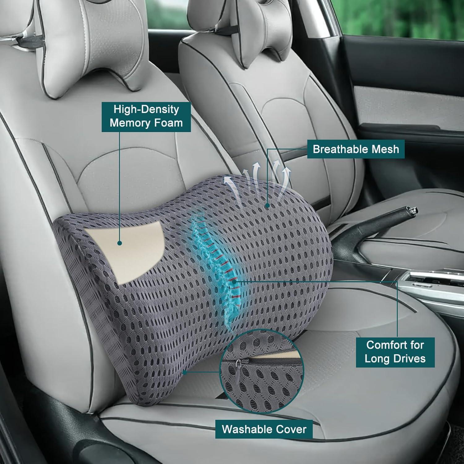 Almohada Lumbar Ergonómica Powerole DW1068 Espuma Viscoelástica