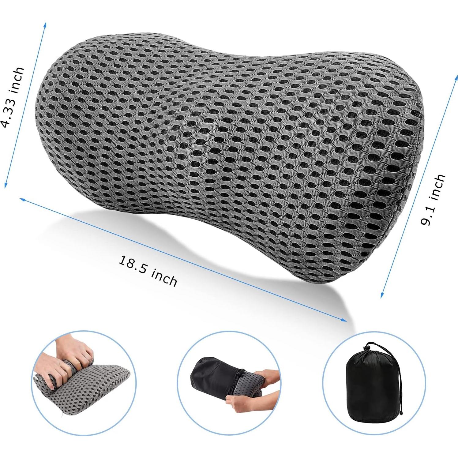 Almohada Lumbar Ergonómica Powerole DW1068 Espuma Viscoelástica