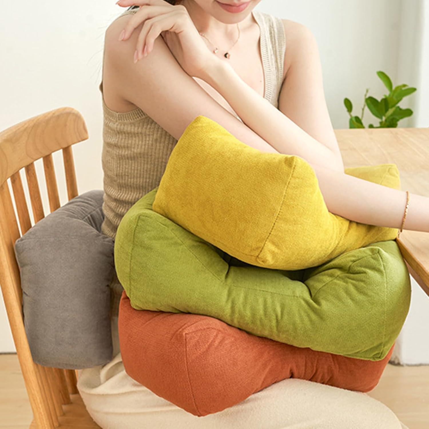 Cojín Lumbar Kajoeiae Gris 35x16x20cm Soporte Espalda Baja