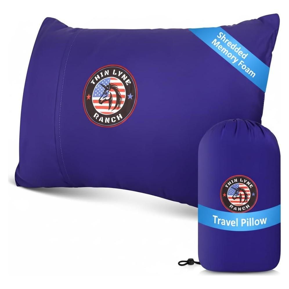 Almohada de Viaje ThinLyneRanch Camo DP Espuma Memoria 40x25cm