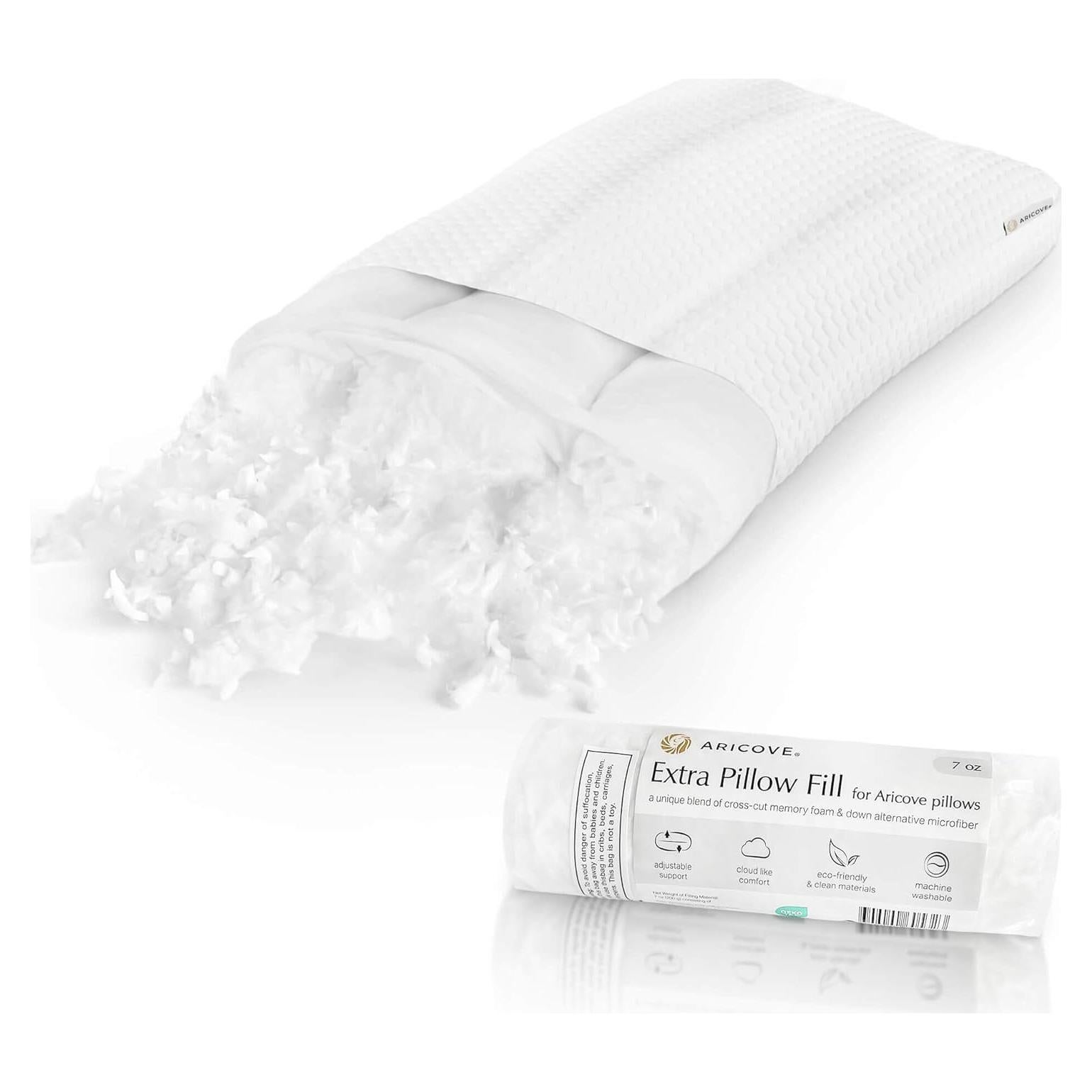 Almohada Ergonómica Ajustable Aricove Queen 50x76cm