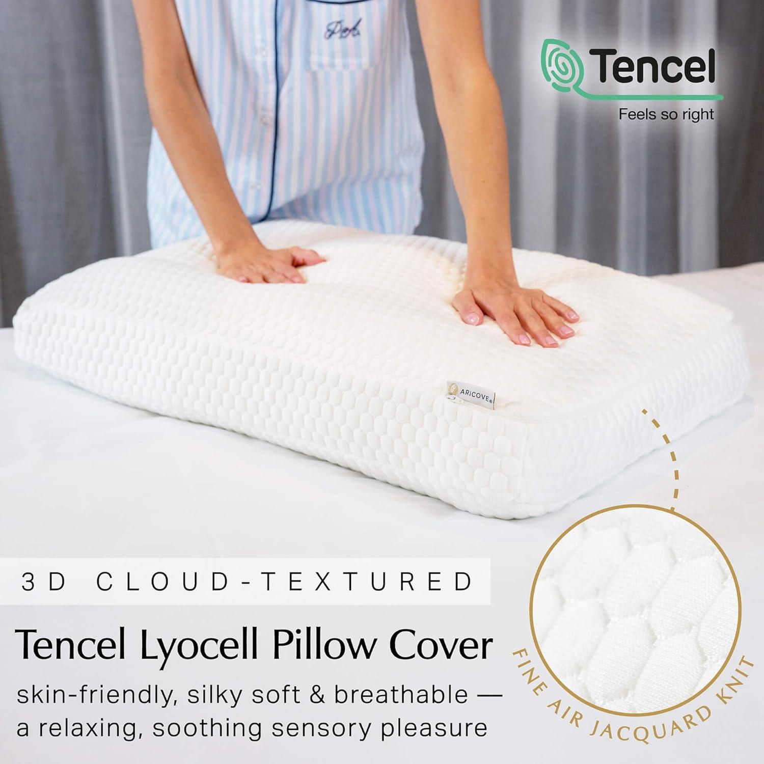 Almohada Ergonómica Ajustable Aricove Queen 50x76cm