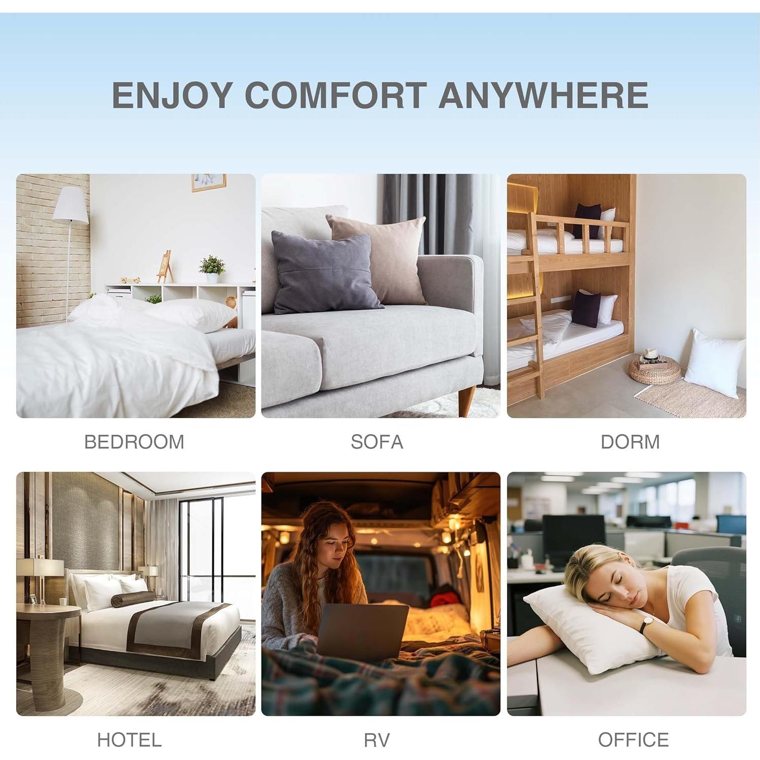 Almohada Refrigerante EGOHOME de Espuma Viscoelástica 58x38cm