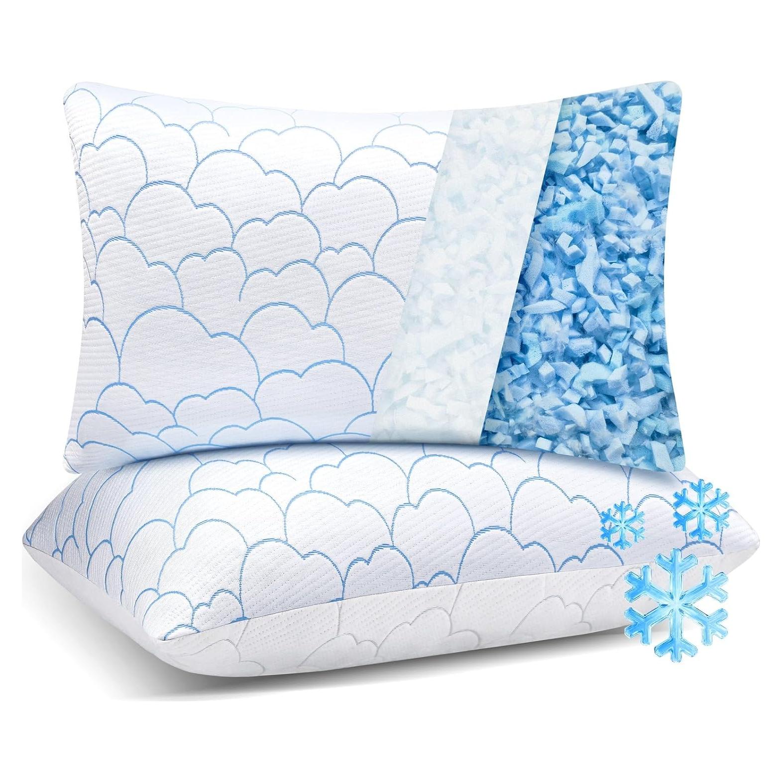 Juego de 2 Almohadas Refrigerantes Puzellot Tamaño Queen