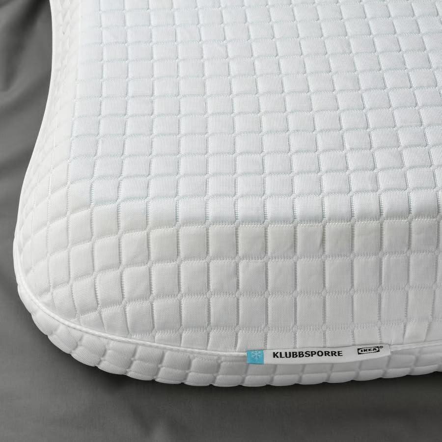 Almohada Ergonómica IKEA KLUBBSPORRE con Gel Refrigerante 45.7x71.1cm