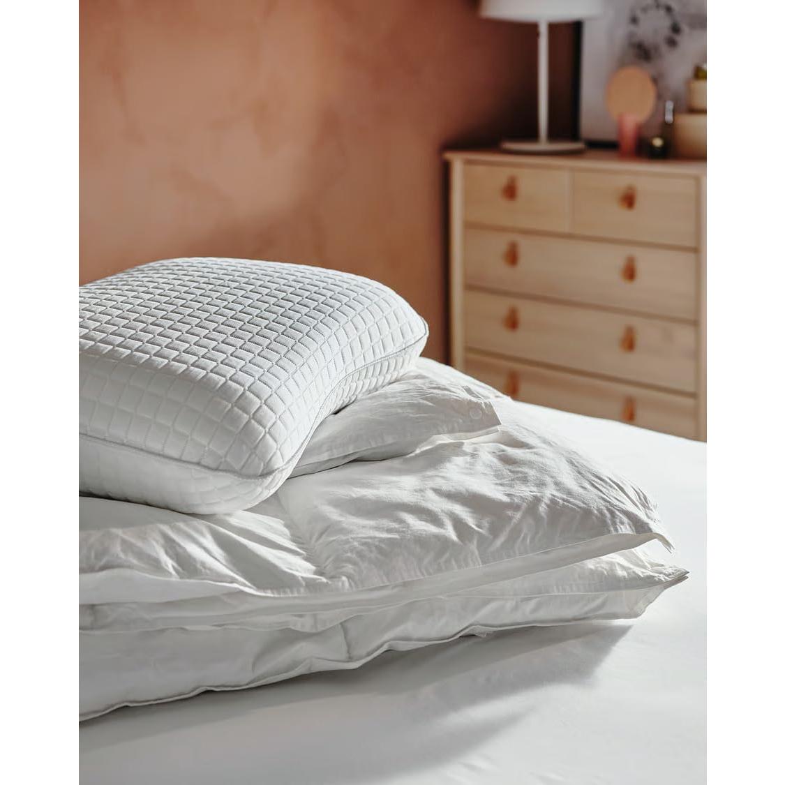 Almohada Ergonómica IKEA KLUBBSPORRE con Gel Refrigerante 45.7x71.1cm