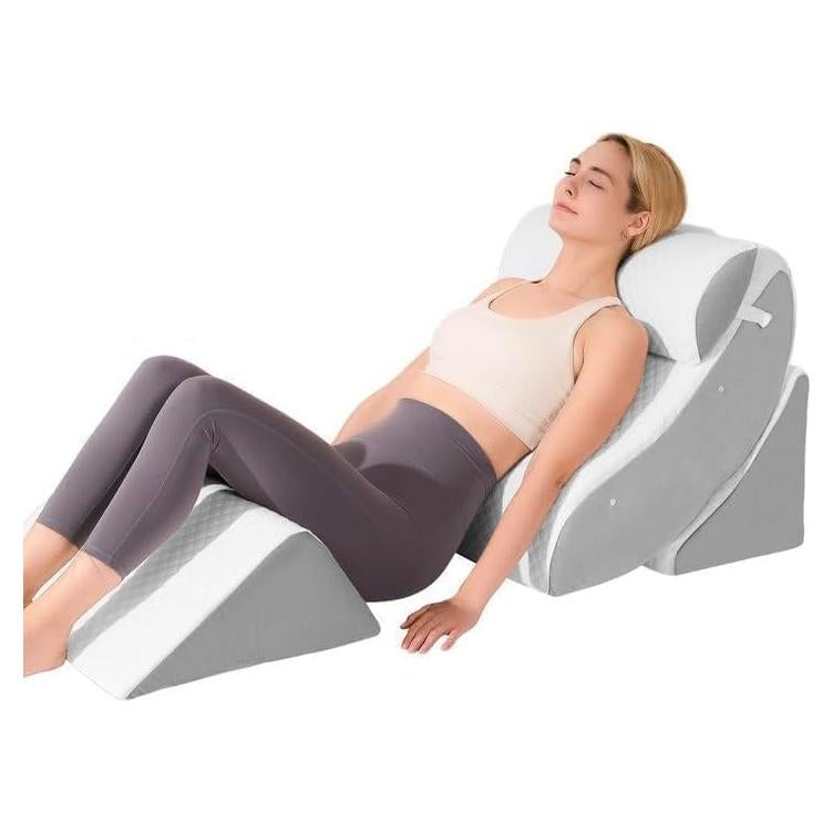 Juego de 4 Almohadas en Cuña Ortopédica OAISZ - Espuma Viscoelástica