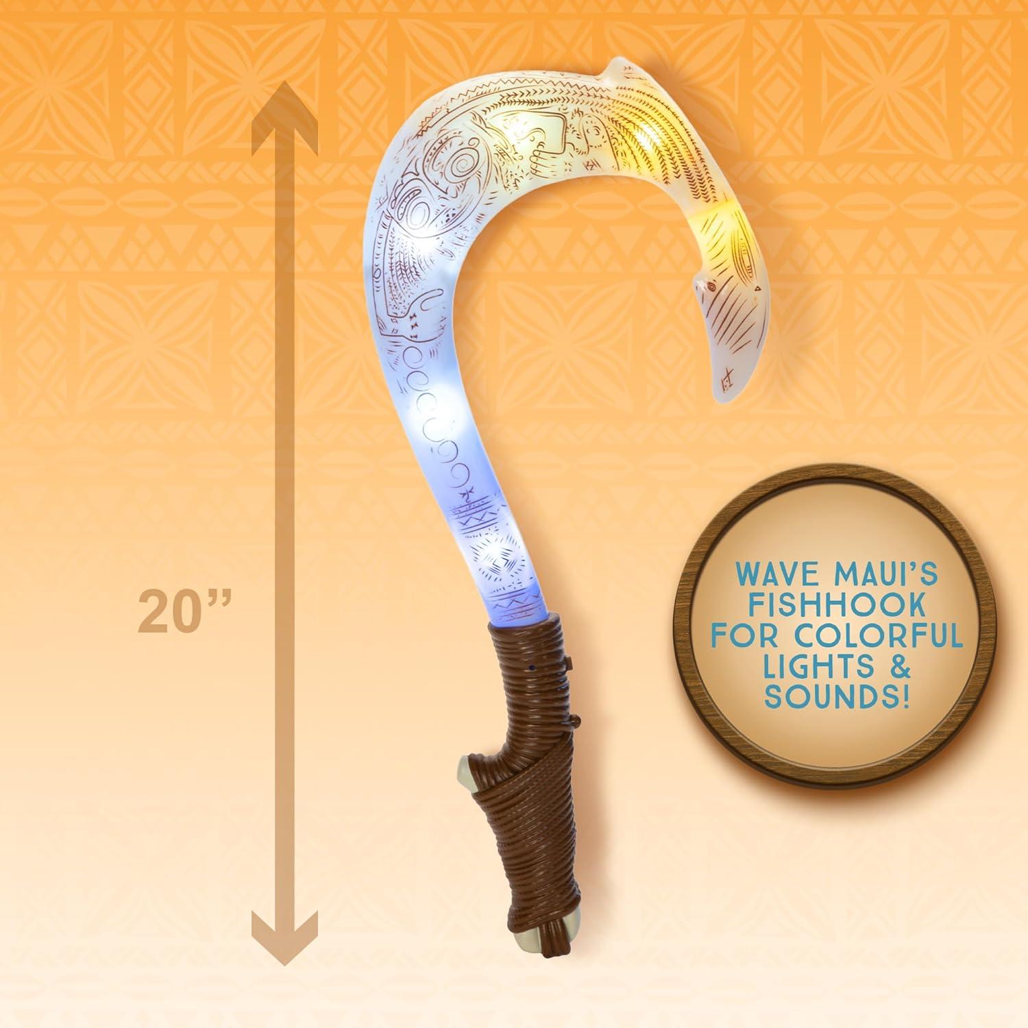 Anzuelo Mágico de Maui Disney Moana 2 con Luz y Sonido 50.8 cm