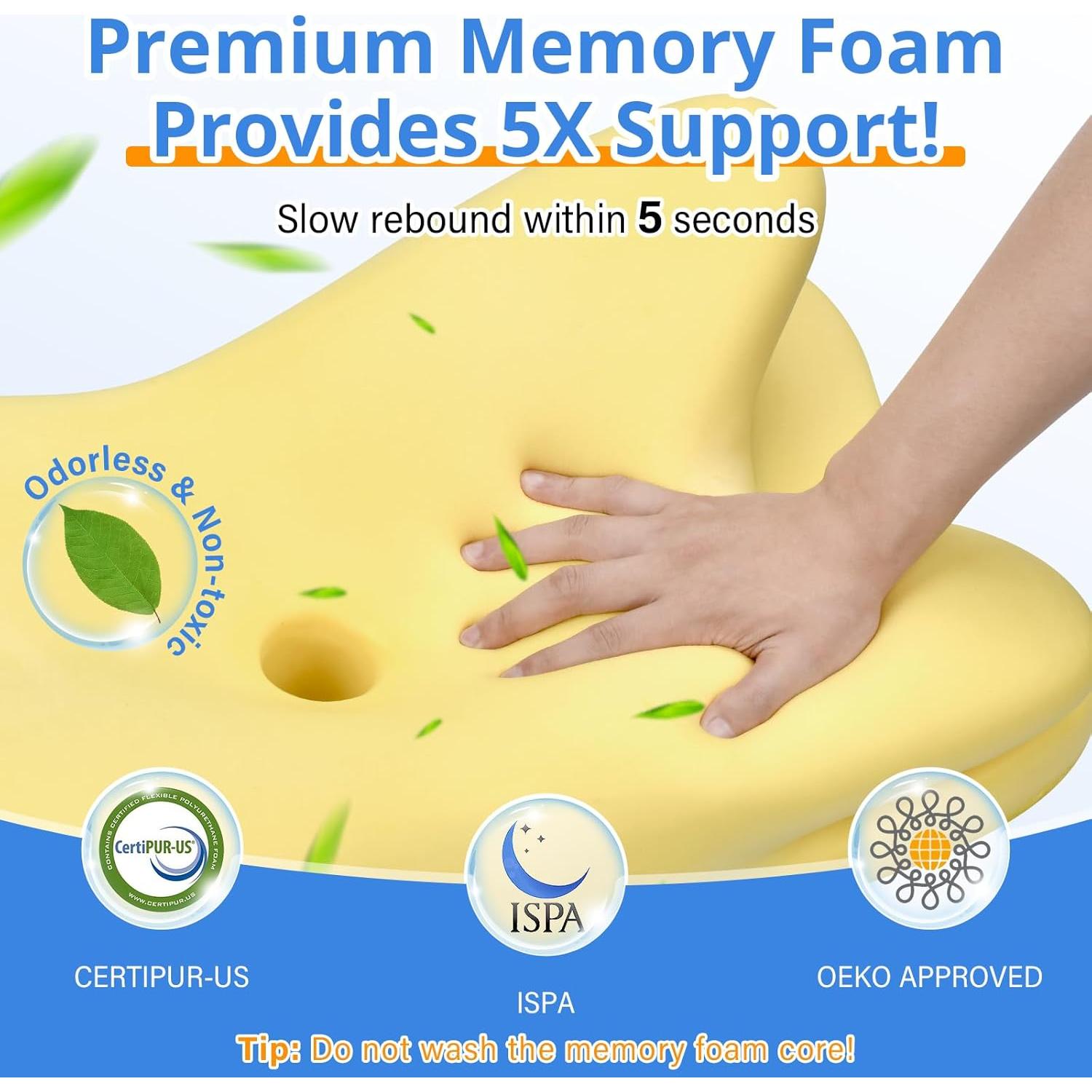 Almohada Cervical Ehomfory P-130 Espuma de Memoria Refrigerante