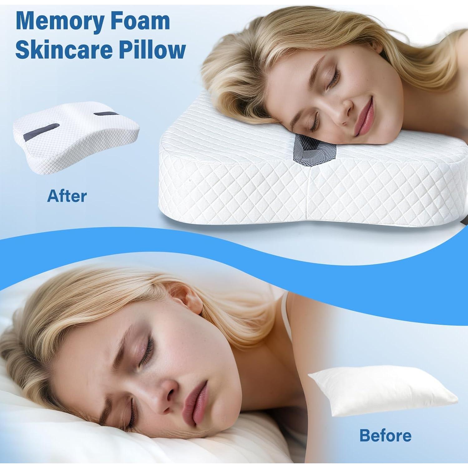 Almohada Anti-Ronquidos SAHEYER Espuma de Memoria 60x38cm