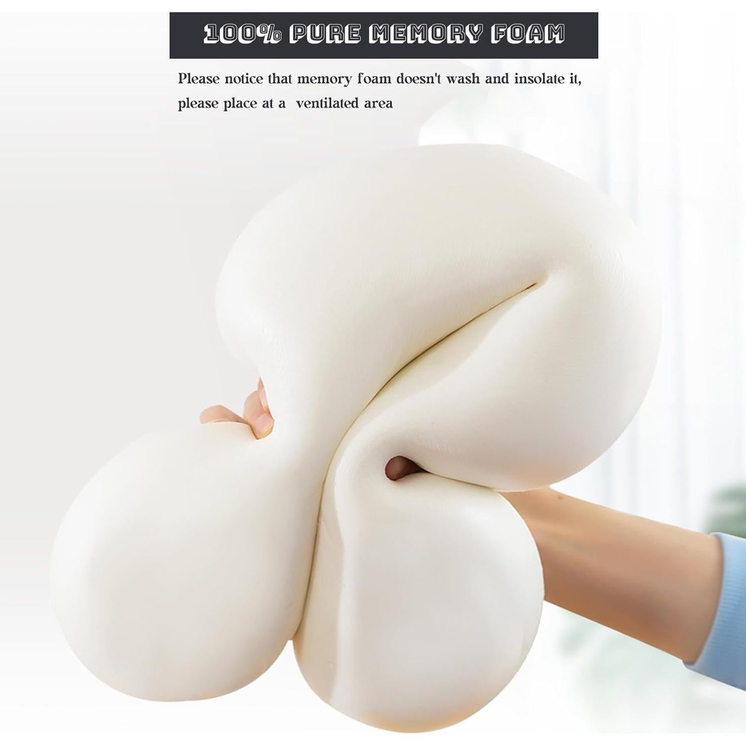 Almohada de Viaje Gluck Plants Espuma con Memoria Negra 30x28cm