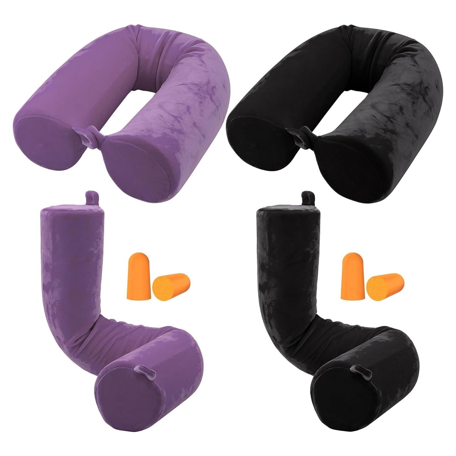 Almohada de Viaje Ajustable Aatacas Espuma de Memoria 2 Pcs