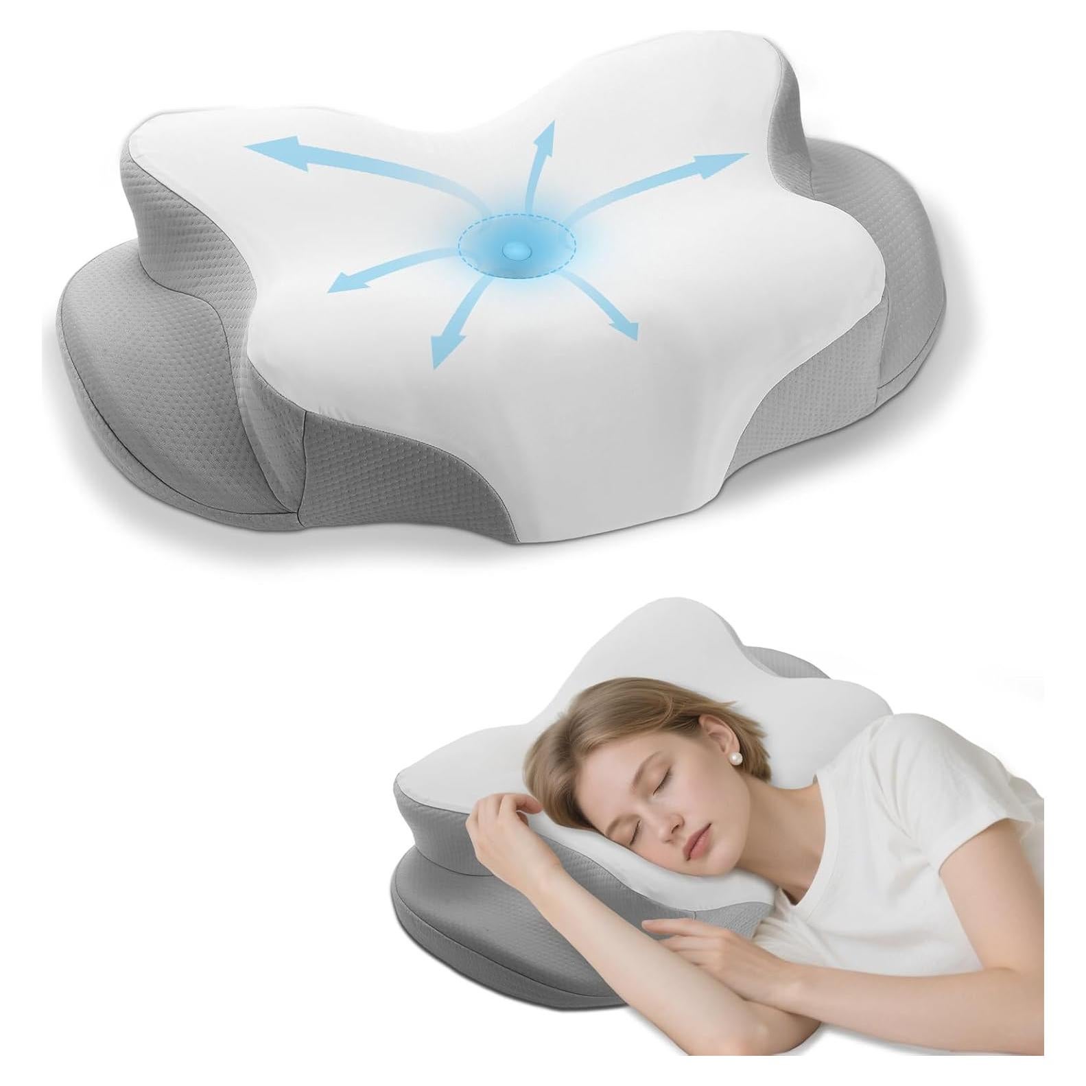 Almohada Cervical Qichida Ergonómica Espuma Viscoelástica 1.44kg