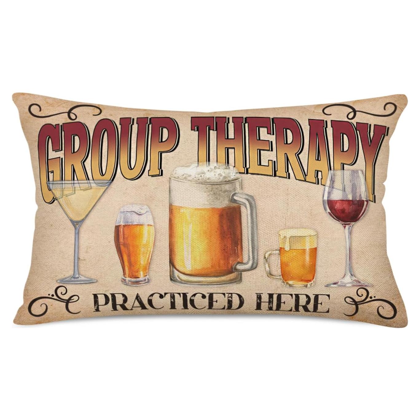 Funda de Almohada Rectangular Fukeen 30x50cm Lino Cerveza