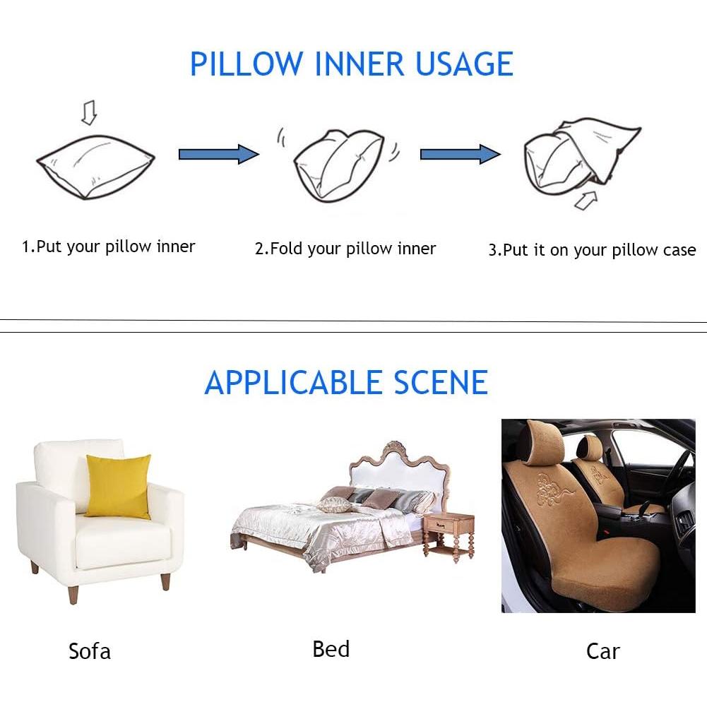 Funda de Almohada Rectangular Fukeen 30x50cm Lino Cerveza