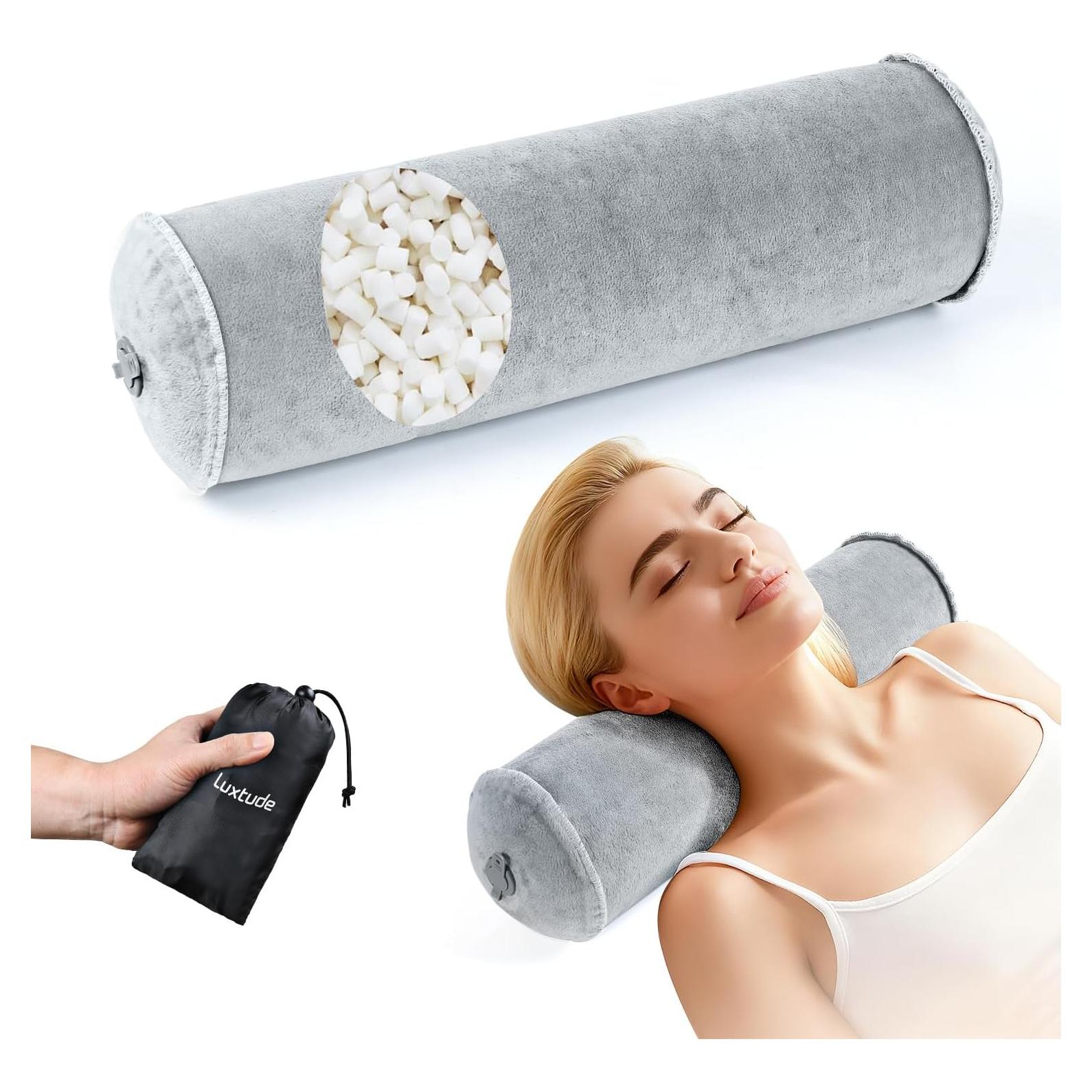 Almohada Inflable Cervical Luxtude para Viajar y Dormir