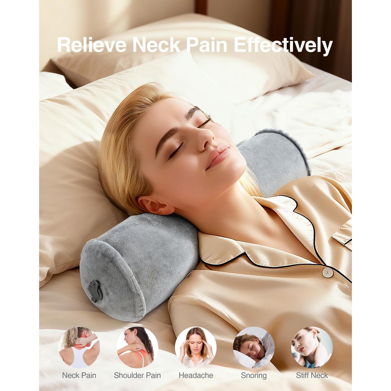 Almohada Inflable Cervical Luxtude para Viajar y Dormir