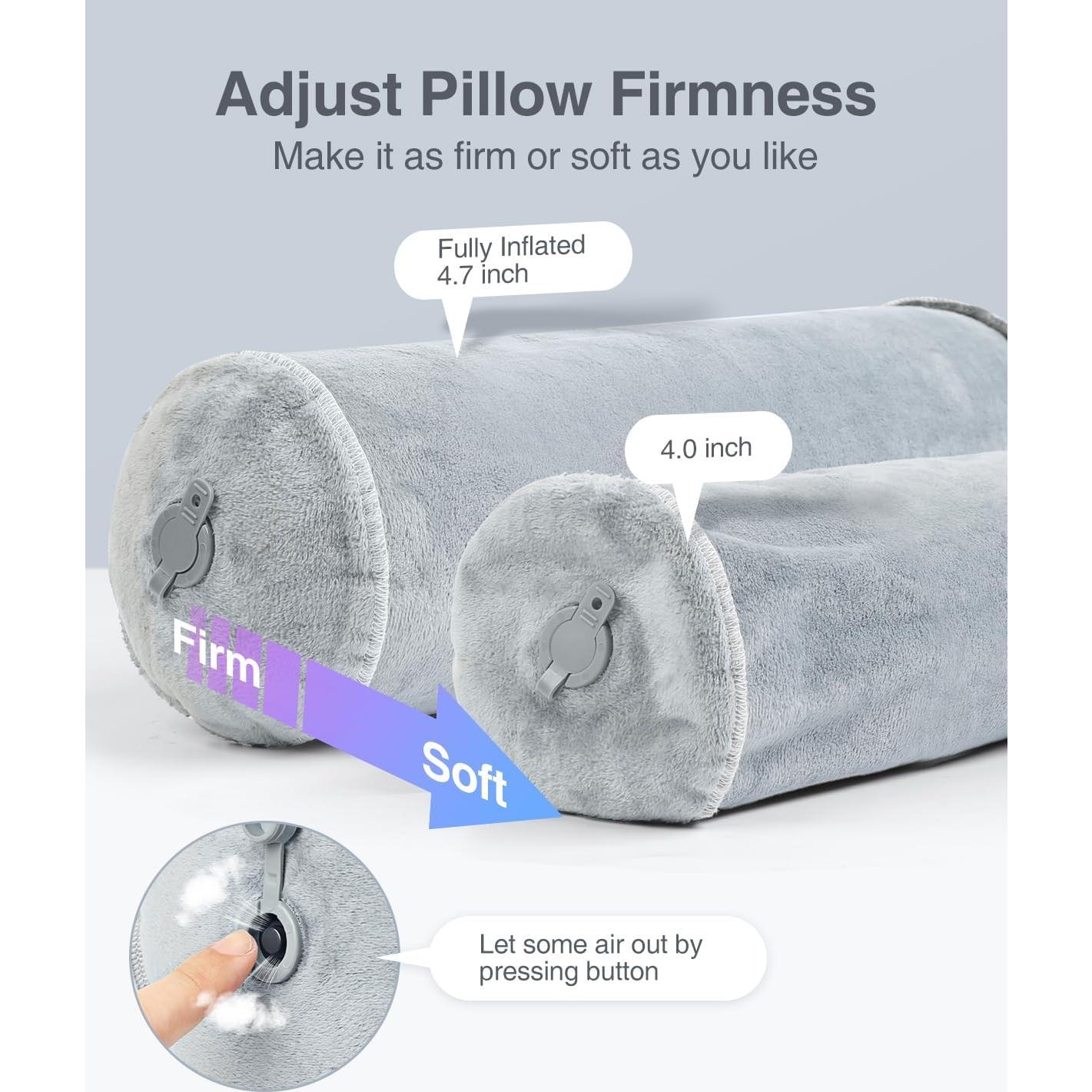 Almohada Inflable Cervical Luxtude para Viajar y Dormir